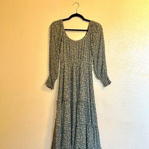 Bohme Floral Long Sleeve Dress